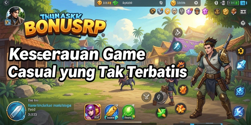 Tangkapan layar gameplay BONUSRP yang menampilkan keseruan bermain.