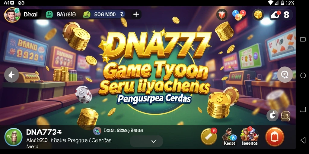 Tampilkan gameplay seru di dalam DNA777, pengalaman Tycoon tak terlupakan.