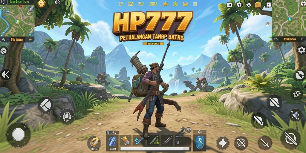 Screenshot gameplay yang menampilkan petualangan seru di dunia terbuka.
