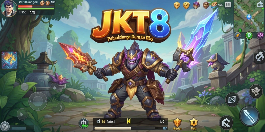 Gameplay RPG JKT8 yang menawan dan mendebarkan.