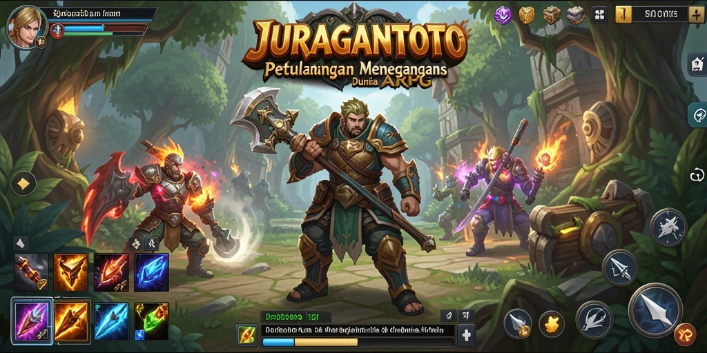 Gameplay menarik di dunia <strong>JURAGANTOTO</strong> dengan grafis mengesankan.