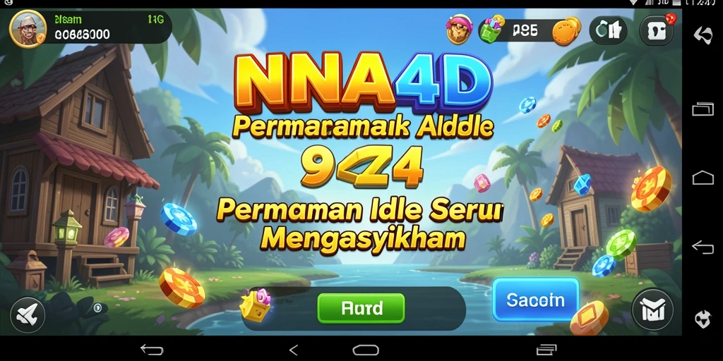 Tampilan gameplay NANA4D yang menawan dan menarik.