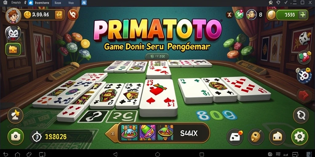 Tampilan gameplay seru dalam PRIMATOTO dengan teman-teman.